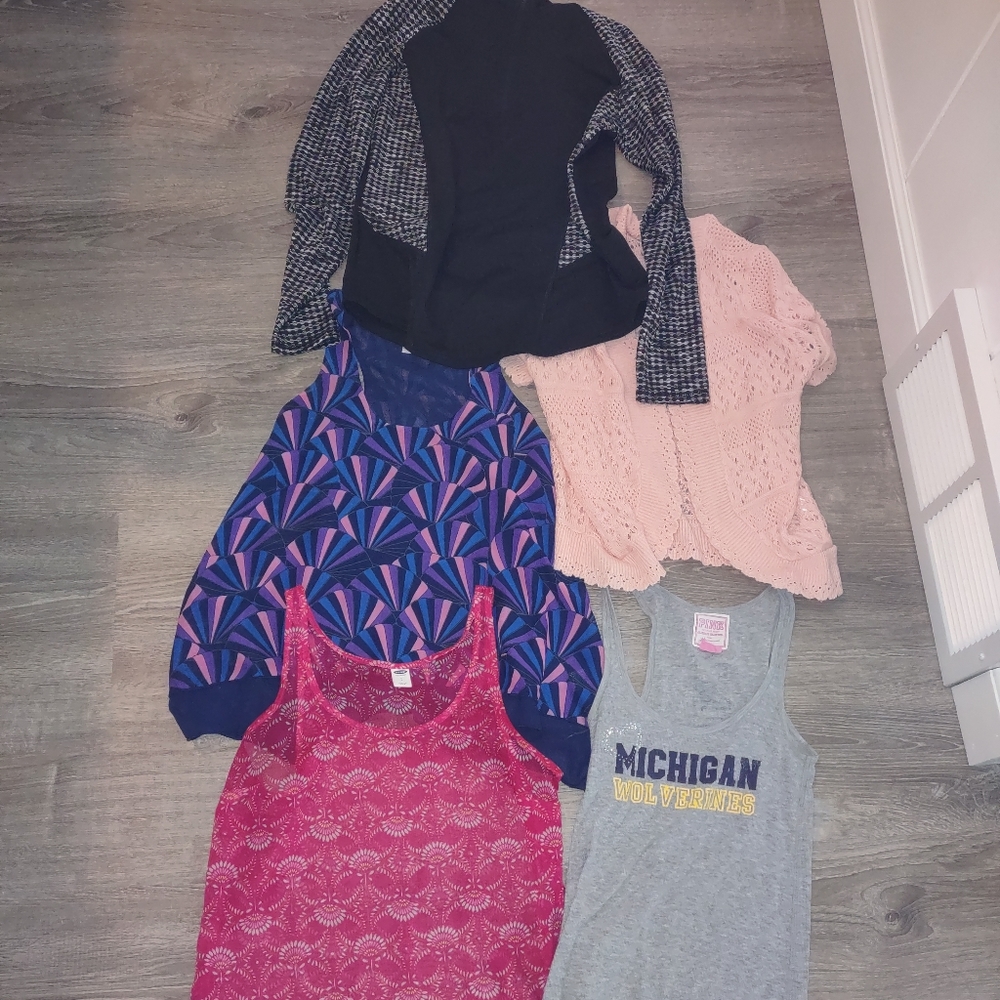 Women's shirt bundle size small.
